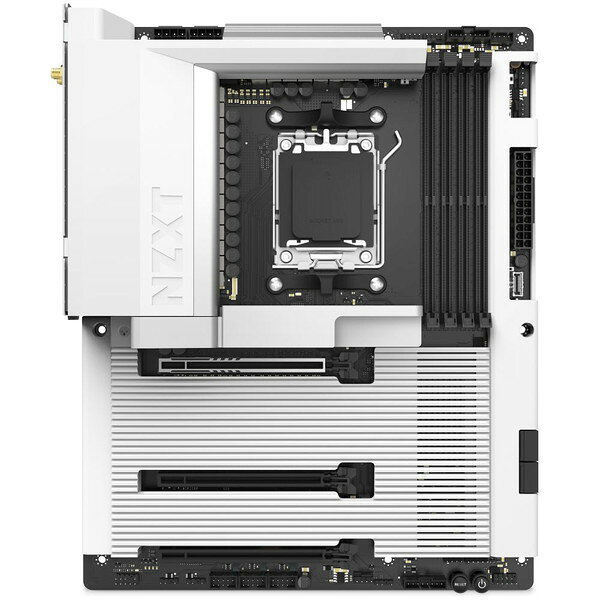 NZXT｜エヌゼットエックスティー マザーボード Socket AM5 N7 B850 ホワイト N7-B85XT-W1 ATX
