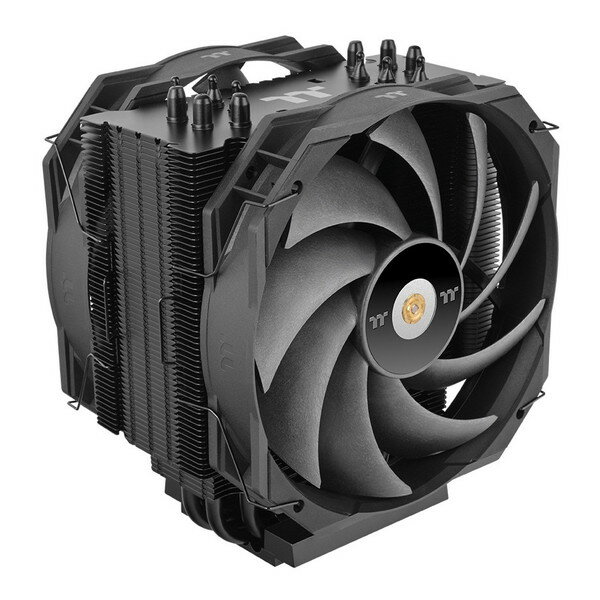 THERMALTAKE｜サーマルテイク CPUクーラー 140mmファンx2 LGA4677・sTR5/SP6 WAir Air cooler Black CL-P140-CA14BL-A