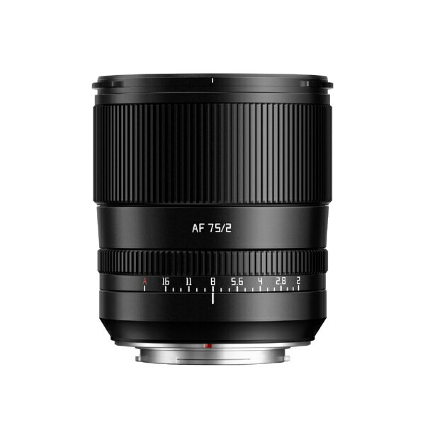 TTArtisan AF 75mm F2 富士フイルムXマウント APS-C 中望遠 単焦点レンズ ポートレート 瞳AF対応 オートフォーカス ブラック 銘匠光学
