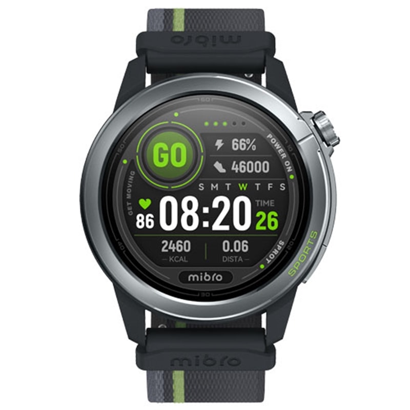 スマートウォッチ Mibro Watch GS Active 2 ランニング 軽量 ロングバッテリー 防水 GPS 通話 スポーツ ミブロ 公式 1年保証 メンズ レディース コスパ