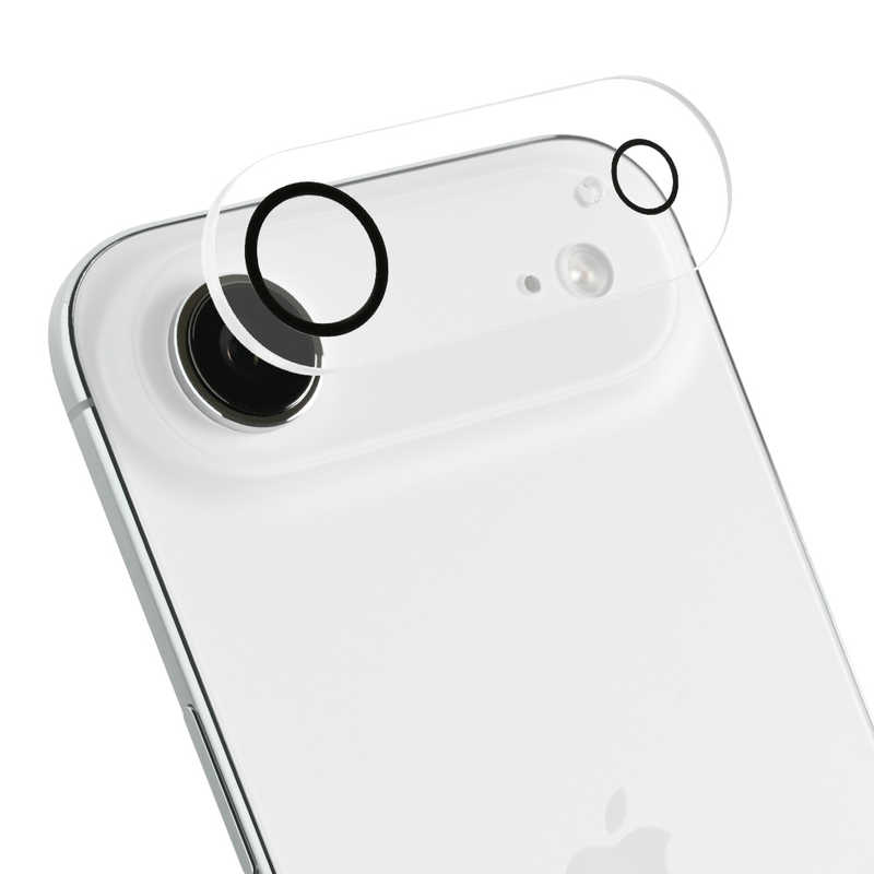 Hamee iPhone Air用 強化ガラスカメラレンズプロテクター iFACE(クリア) 41-183643 返品種別A