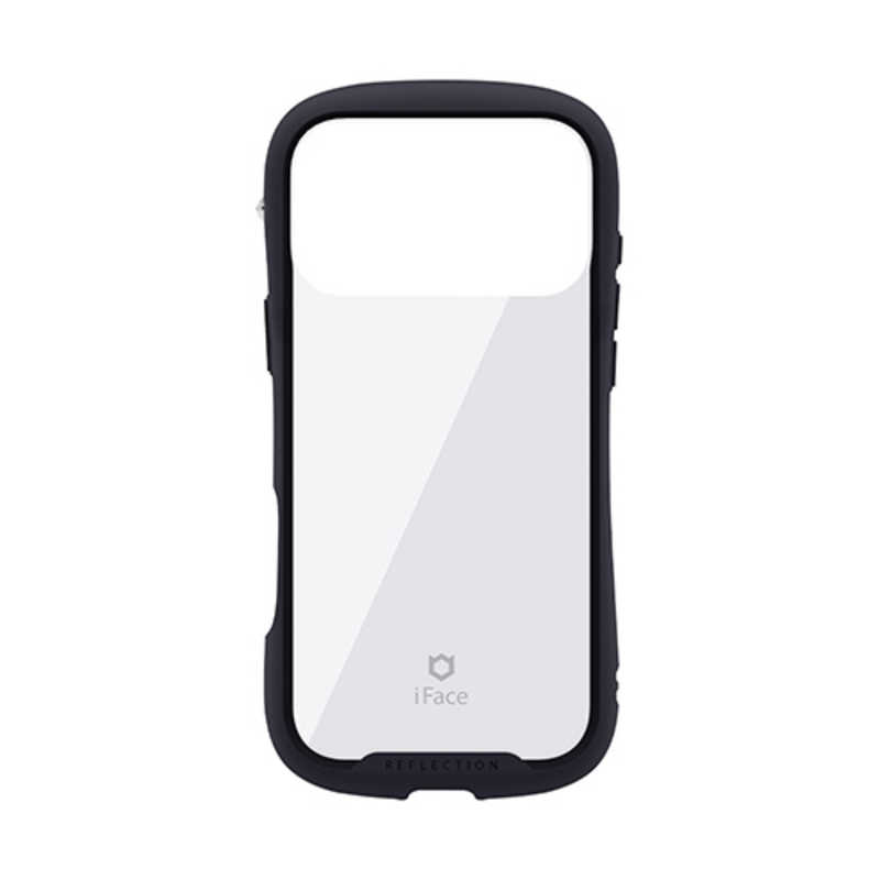 Hamee iPhone17ProMax iFaceReflection強化ガラスケース BK