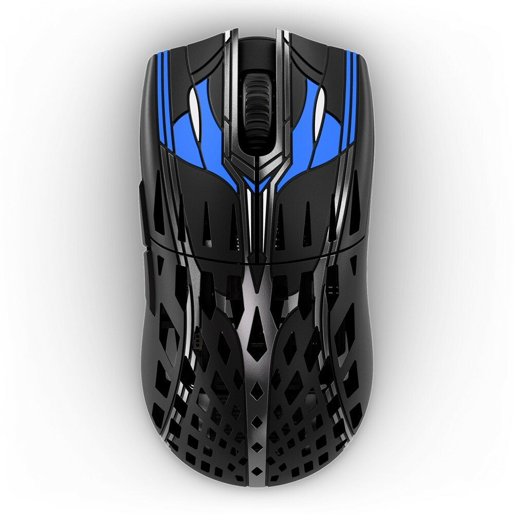 Pwnage｜ポウネイジ ゲーミングマウス Trinity CF Midnight Eclips Blue pw-trinity-cf-solid-me-blue 光学式 /有線 無線 ワイヤレス /5ボタン /USB