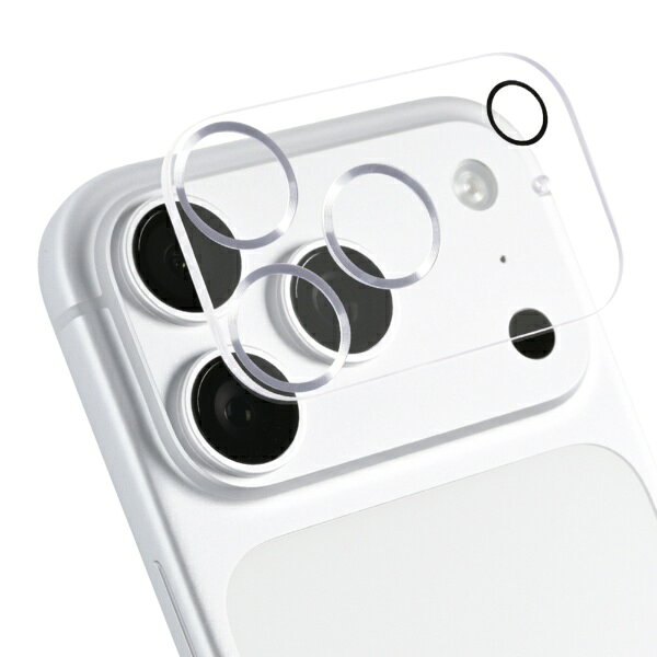 HAMEE｜ハミィ iPhone 17 Pro iFace 強化ガラス カメラレンズプロテクター メタルシルバー カメラレンズフィルム