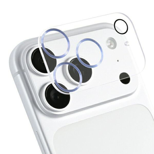 HAMEE｜ハミィ iPhone 17 Pro iFace 強化ガラス カメラレンズプロテクター メタルブルー カメラレンズフィルム