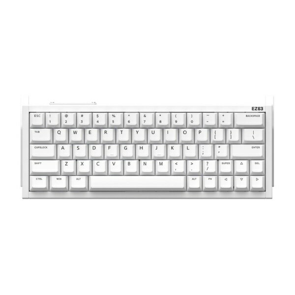 iQunix｜アイキューニックス ゲーミングキーボード ラピッドトリガー対応 EZ63 ホワイト iq-ez63-white-jade-gaming 有線 /USB