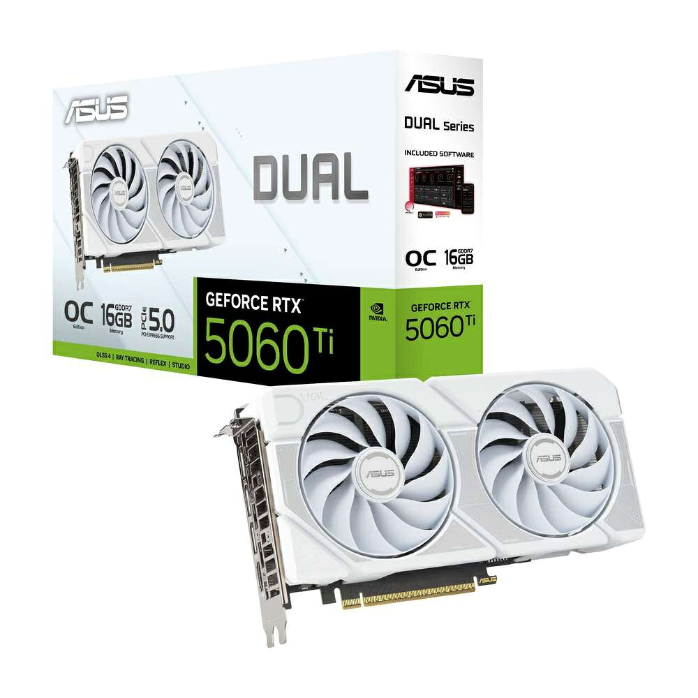 ASUS Dual GeForce RTX 5060 Ti OC 16GBの商品画像
