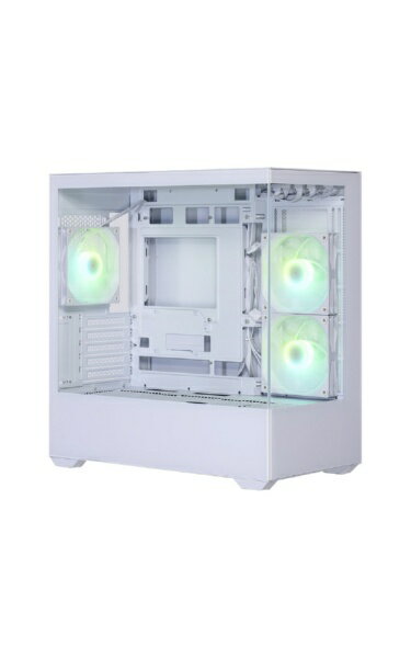 玄人志向｜KUROUTOSHIKOU PCケース Micro ATX ホワイト KRC-mT01W