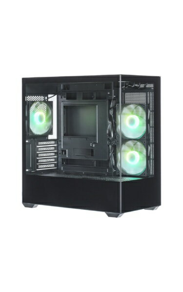 玄人志向｜KUROUTOSHIKOU PCケース Micro ATX ブラック KRC-mT01B