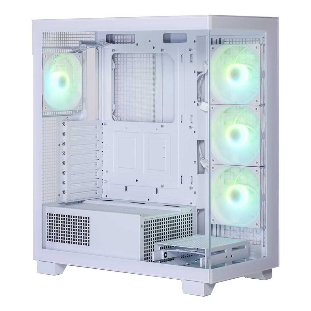 玄人志向｜KUROUTOSHIKOU PCケース ATX /Micro ホワイト KRC-AT01W