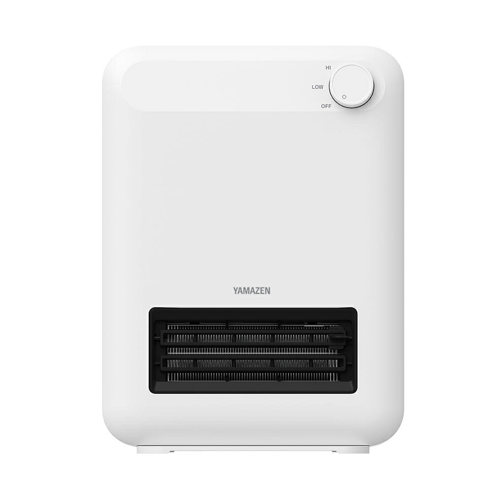 セラミックファンヒーター　YAMAZEN HF-J124(W) WHITE セラミックファンヒーター YAMAZEN HF-J124(W) WHITE - メルカリ