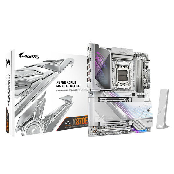 AORUS マザーボード X870E AORUS MASTER X3D ICE