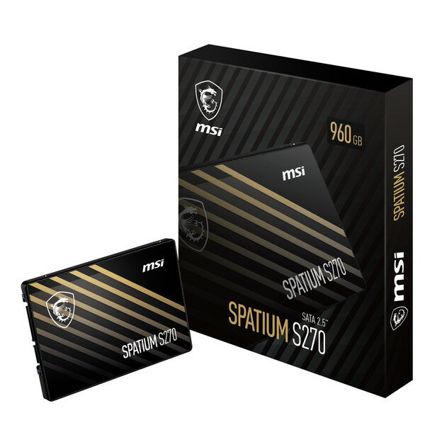 MSI｜エムエスアイ MSI SPATIUM S270 SATA 2.5インチ 内蔵SSD 960GB S78-440P130-P83