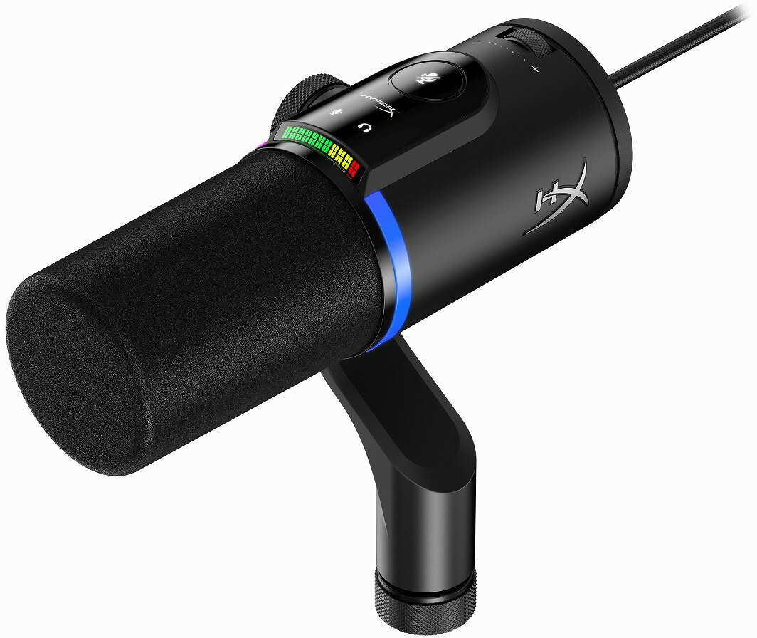 HyperX ハイパーエックス ダイナミックマイク FlipCast XLR USB-C 配信・ゲーミング ブラック B2CM1AA