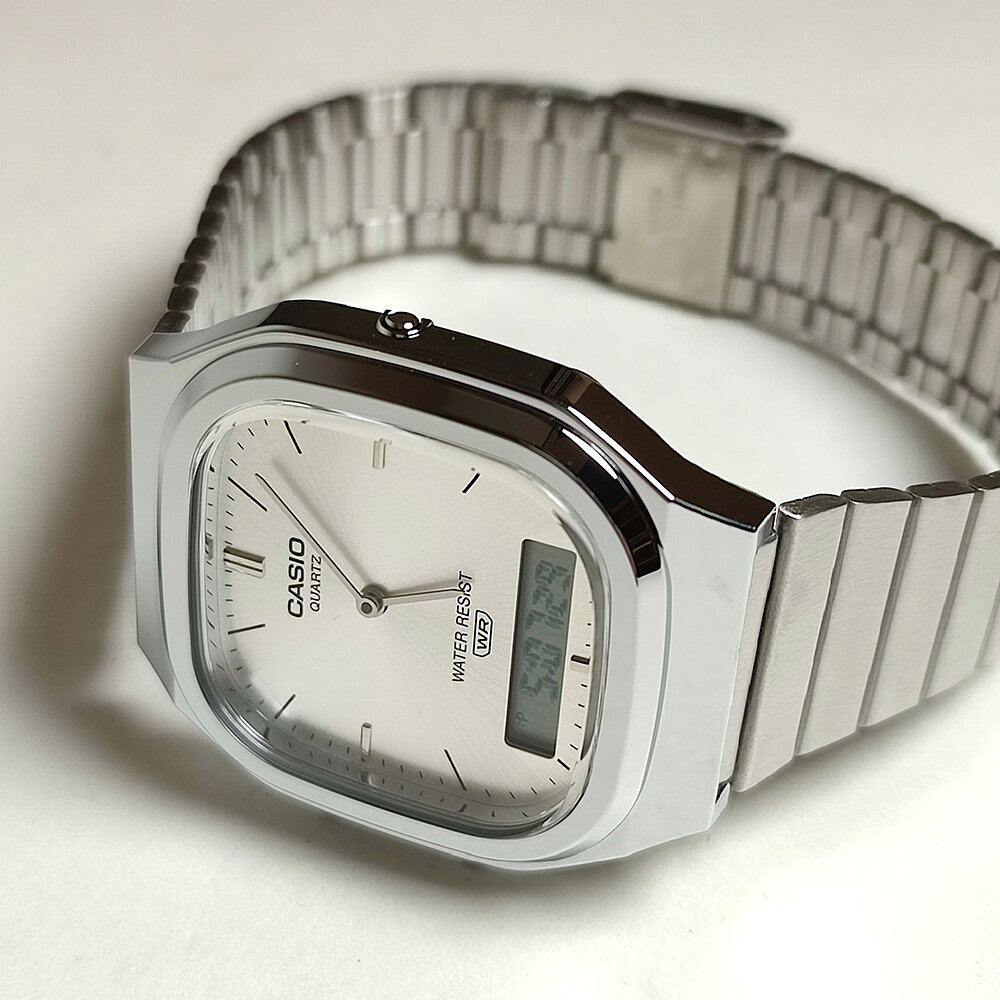 カシオ クラシック CASIO CLASSIC アナデジ 腕時計 AQ-240E-7AJF シルバー