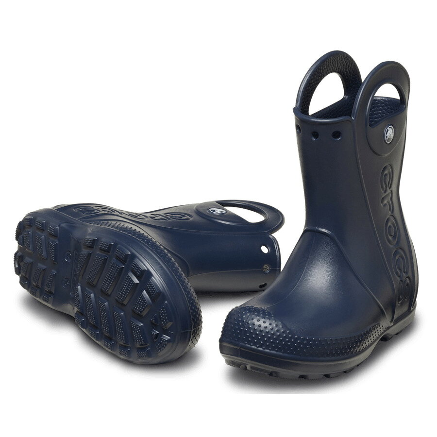 CROCS クロックス KIDS HANDLE IT RAIN BOOT キッズ ハンドル イット レイン ブーツ 20.0cm/J2 Navy 211052