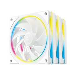 DEEPCOOL ケースファンx3 120mm /1900RPM FL12 SE WH 3IN1 ホワイト R-FL12SE-WHAPN3-G