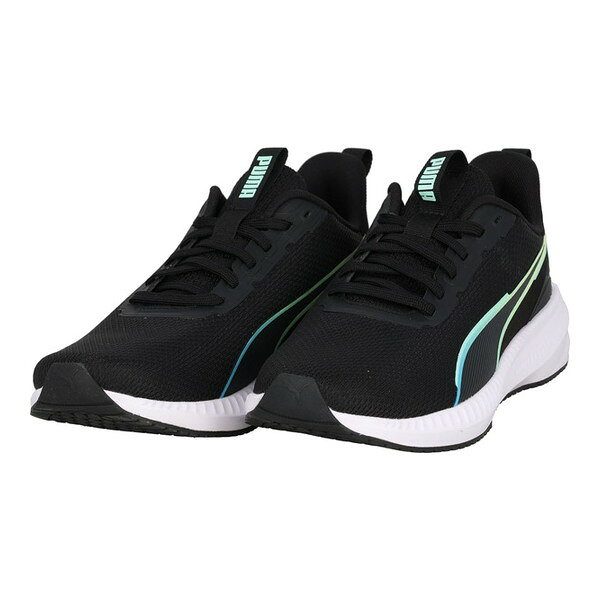 プーマ ユニセックス フライヤー LITE3 PUMA Black-Speed Blue-Fizzy Light・サイズ：27.5cm PJ-31079721-275