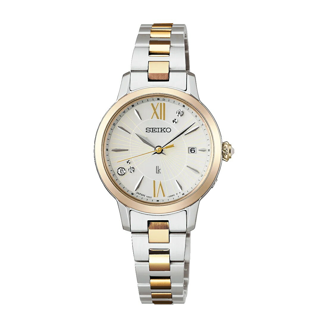 腕時計 ES8034-57W CITIZEN【正規品】 クロスシー ミニソル 電波ソーラー ピンクゴールド