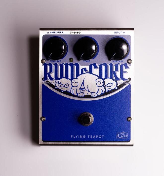 flying teapot Rum and Coke コンパクトエフェクター マフ系ファズペダル BLUE