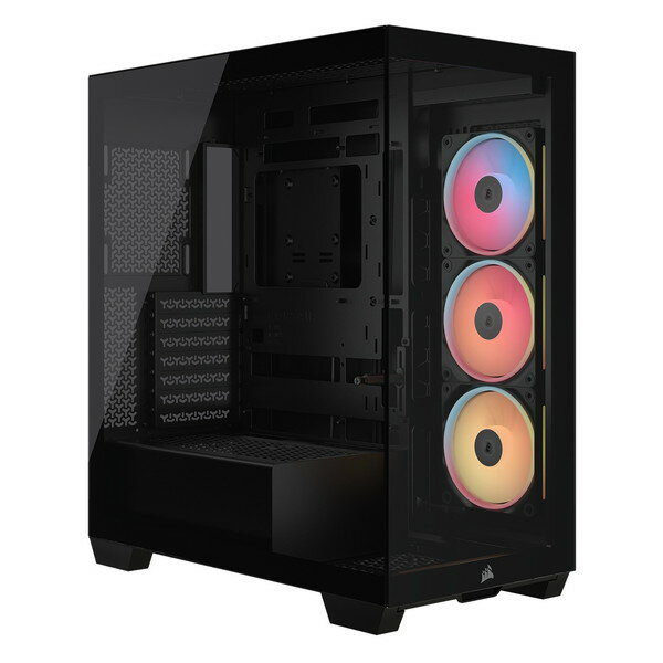 CORSAIR｜コルセア ミドルタワー型PCケース 3500X LX-R RGB iCUE LINK Mid-Tower ブラック CC-9011324-WW