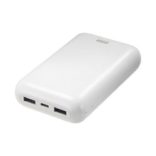 モバイルバッテリー 20000mAh PD20W C×1/A×2 高速充電 PSE認証済み 飛行機持ち込み可能 スマホ モバ充 ホワイト out-BTL-RDC39 アウトレット