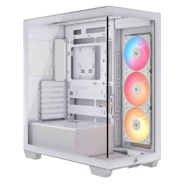 CORSAIR｜コルセア PCケース ATX /Micro /Extended /Mini-ITX 3500X RS-R ARGB ホワイト CC-9011323-WW