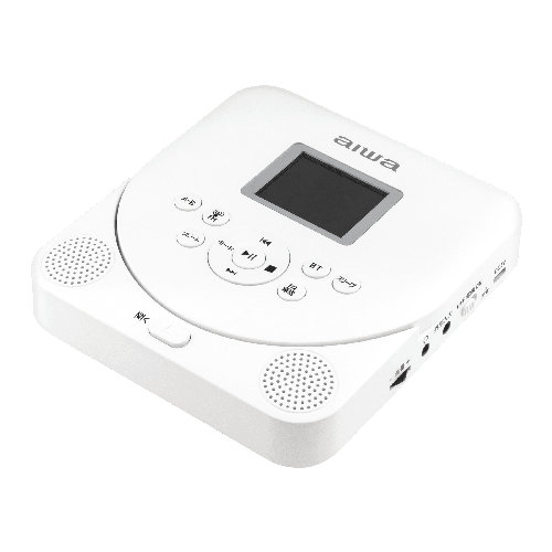 アイワ ポータブル CDプレーヤー GAA5-PCD0001 スピーカー内蔵 ダビング aiwa（ラッピング不可）