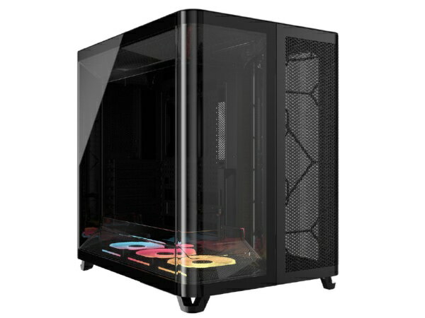 CORSAIR｜コルセア PCケース ATX /Micro /Extended /Mini-ITX AIR 5400 LX-R iCUE LINK Tempered Glass ブラック CC-9011320-WW