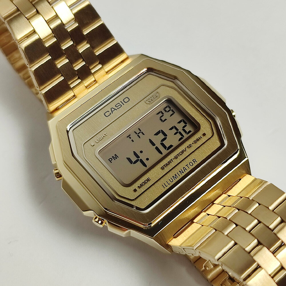 カシオ クラシック CASIO CLASSIC デジタル 腕時計 A1000G-9JF PREMIUMシリーズ フルメタル ゴールド