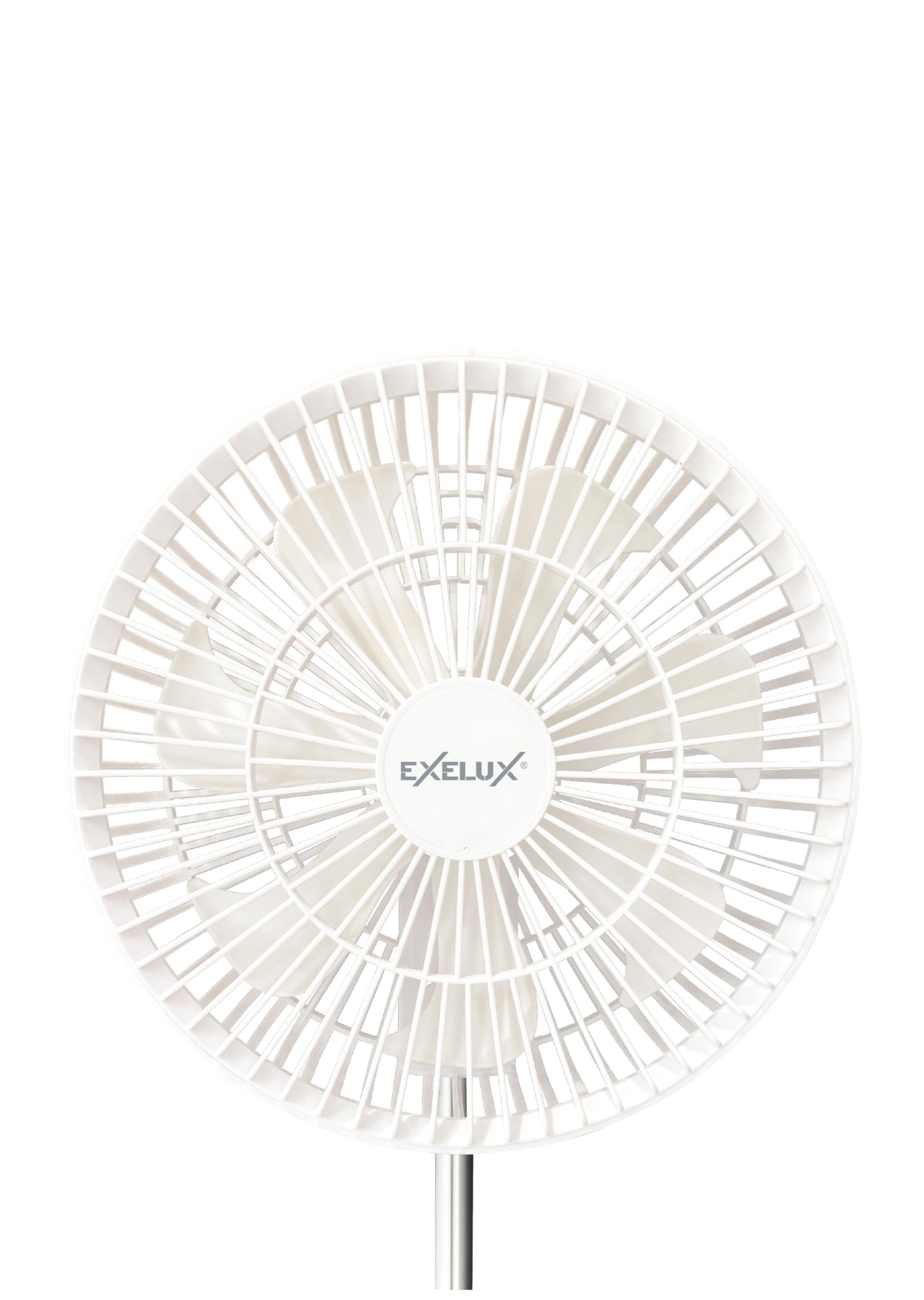 メテックス EXELUX コードレス静音サーキュレーター扇風機 PAN-EC10-WH ホワイト 25cm
