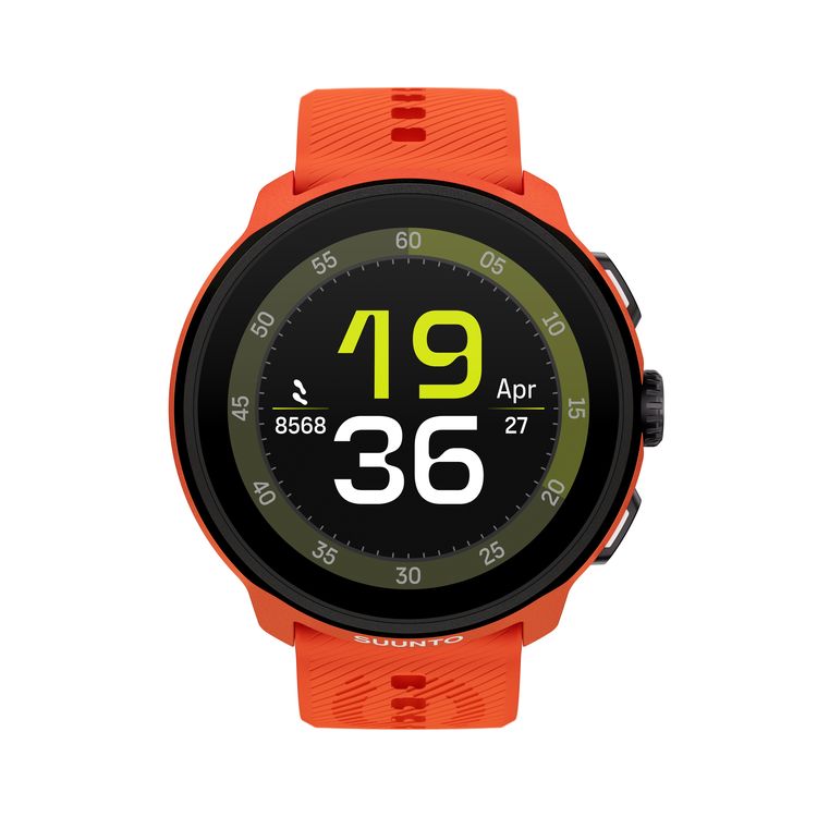 スント SUUNTO RUN Coral Orange ラン コーラルオレンジ シリコンバンド スマートウォッチ 腕時計 SS051275000