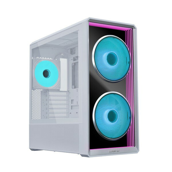 LIANLI PCケース ATX /Micro /Extended /Mini-ITX /SSI-EEB LANCOOL 217 INF ホワイト LAN217INFW