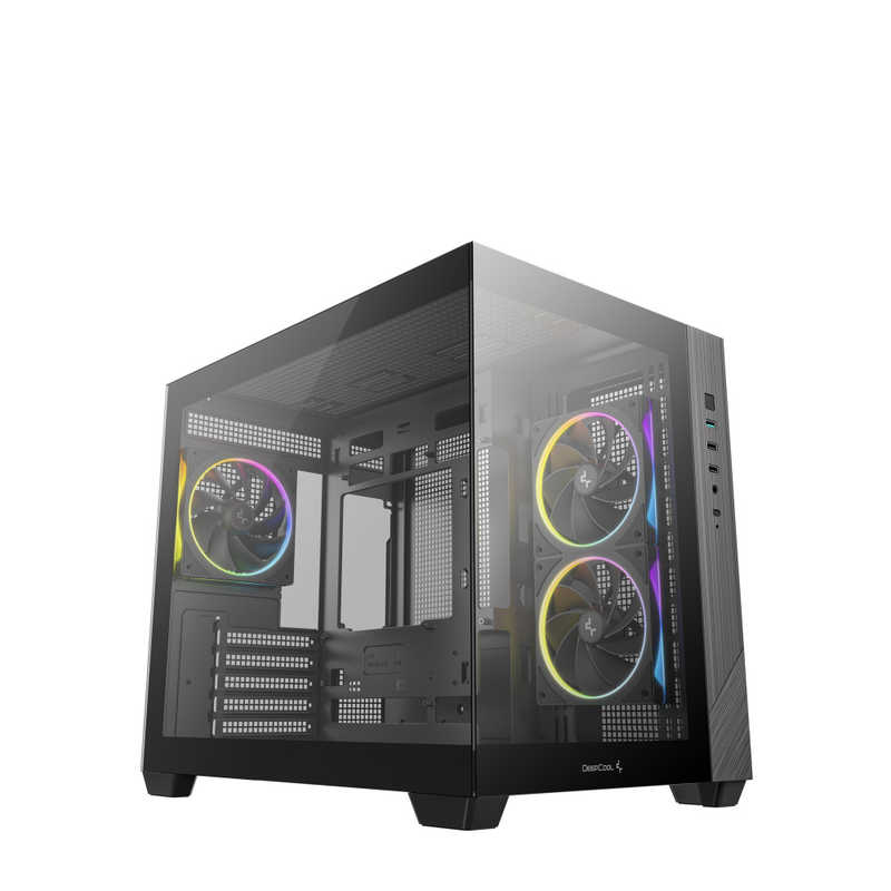 DeepCool｜ディープクール Micro-ATX / Mini-ITX対応 CG330 3F ミニタワーPCケース ブラック R-CG330-BKNGM3-G