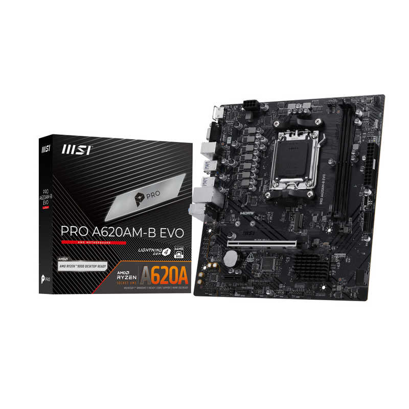 MSI マザーボード PRO A620AM-B EVO