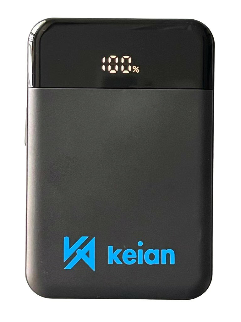恵安 KPOWER-BLACK 準個体・燃えにくいモバイルバッテリー KPOWERシリーズ PSE認証済み