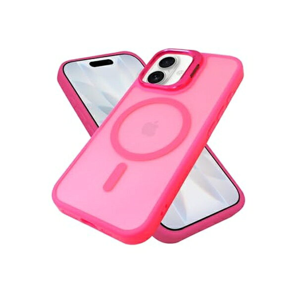 シズカウィル iPhone17 ケース カバー MagSafe対応 耐衝撃 ハイブリッド5 1個 ローズ APIP17HI5PI
