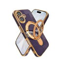 シズカウィル iPhone17 ケース カバー MagSafe対応 スマホリング 耐衝撃 ハイブリッド8 1個 パープル APIP17HI8PU
