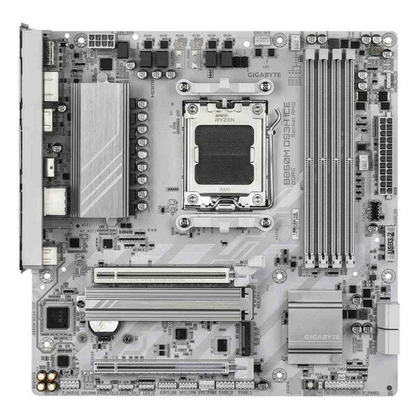 GIGABYTE｜ギガバイト マザーボード Socket AM5 ホワイト B850M DS3H ICE V2 MicroATX