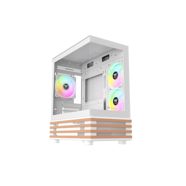 Thermaltake｜サーマルテイク Mini-ITX / Micro-ATX対応 ミニタワー型PCケース View 170 WS ARGB Snow ホワイト CA-1Z4-00M6WN-WS