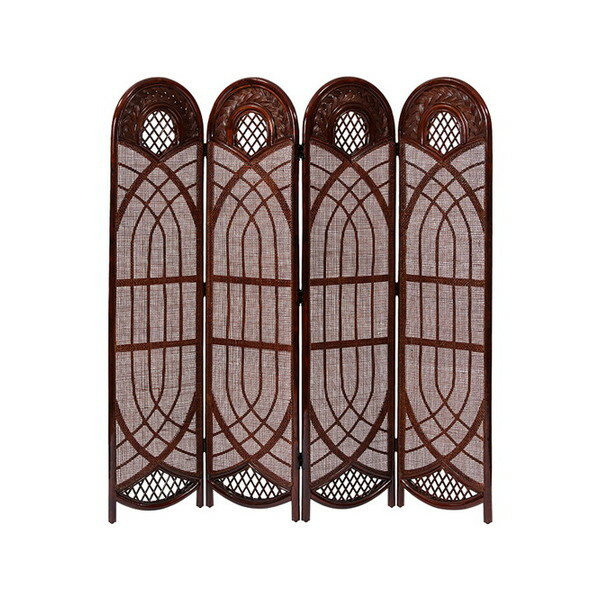 サンフラワーラタン Rattan World ラタンスクリーン4連 NSW704BL