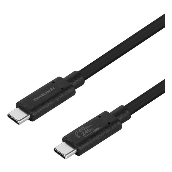 Owltech USB4 40Gbps / PD 240W USB-Cケーブル 1mの楽天市場掲載画像