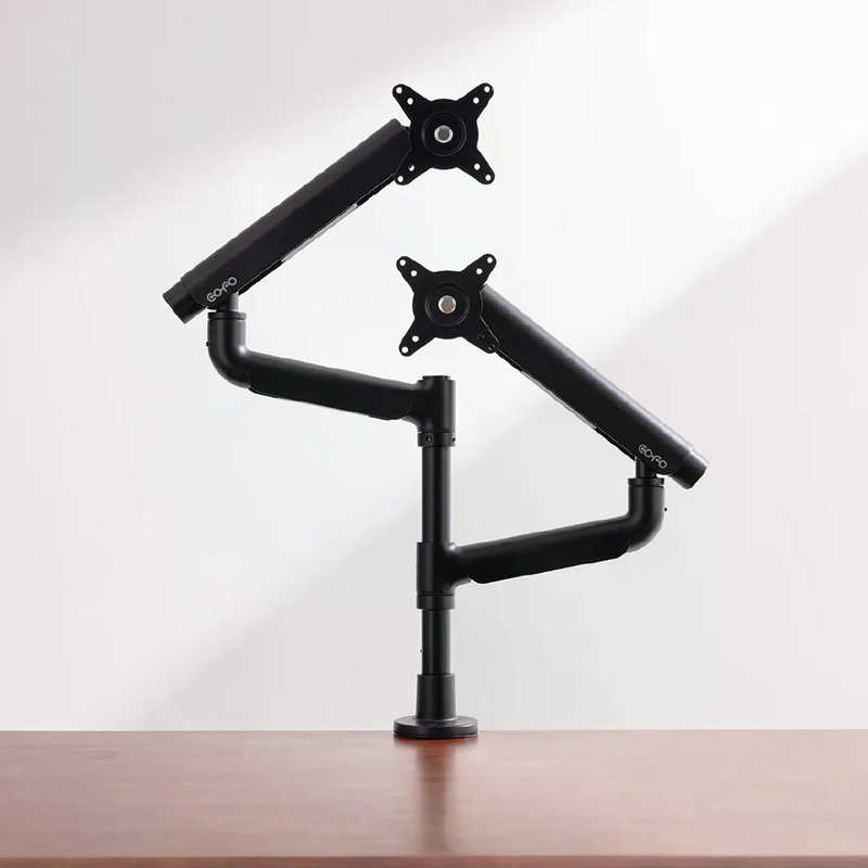 COFO｜コフォ モニターアーム 2画面 /17～40インチ OFO無重力モニターアームPro 上下配置版 マットブラック CM-APV2B