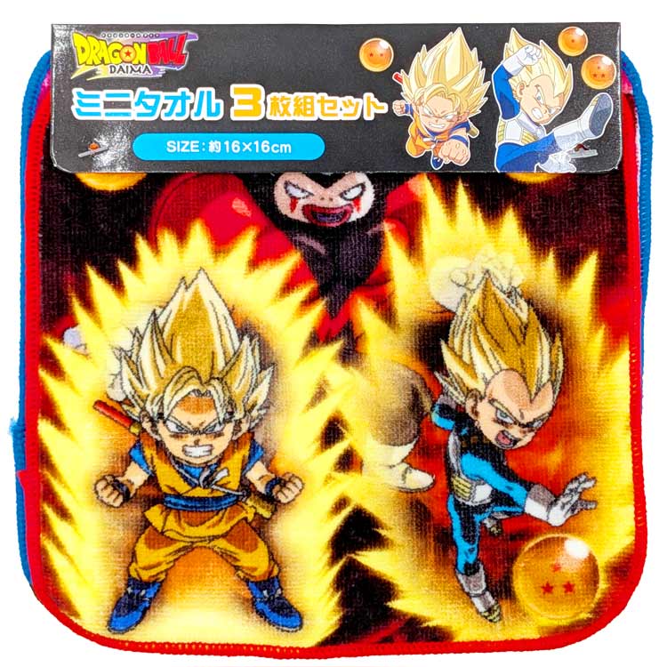 ドラゴンボールDAIMA ミニタオル3枚組 DB00401