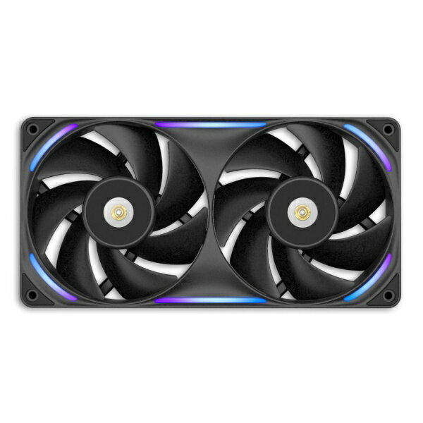 NZXT｜エヌゼットエックスティー ケースファンx2 120mm /3100RPM F240X シングルフレーム ブラック RF-U24PN-B1