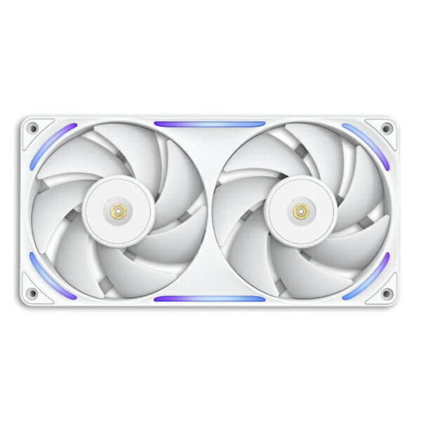NZXT｜エヌゼットエックスティー ケースファンx2 140mm /2400RPM F280X シングルフレーム ホワイト RF-U28PN-W1