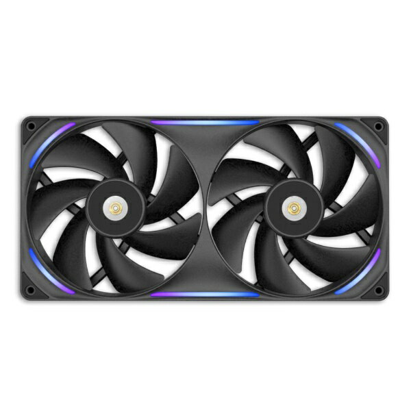 NZXT｜エヌゼットエックスティー ケースファンx2 140mm /2400RPM F280X シングルフレーム ブラック RF-U28PN-B1