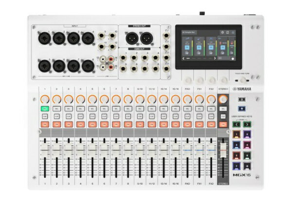 ヤマハ 22チャンネルデジタルミキシングコンソール ホワイト MGX16-W YAMAHA MGXシリーズ