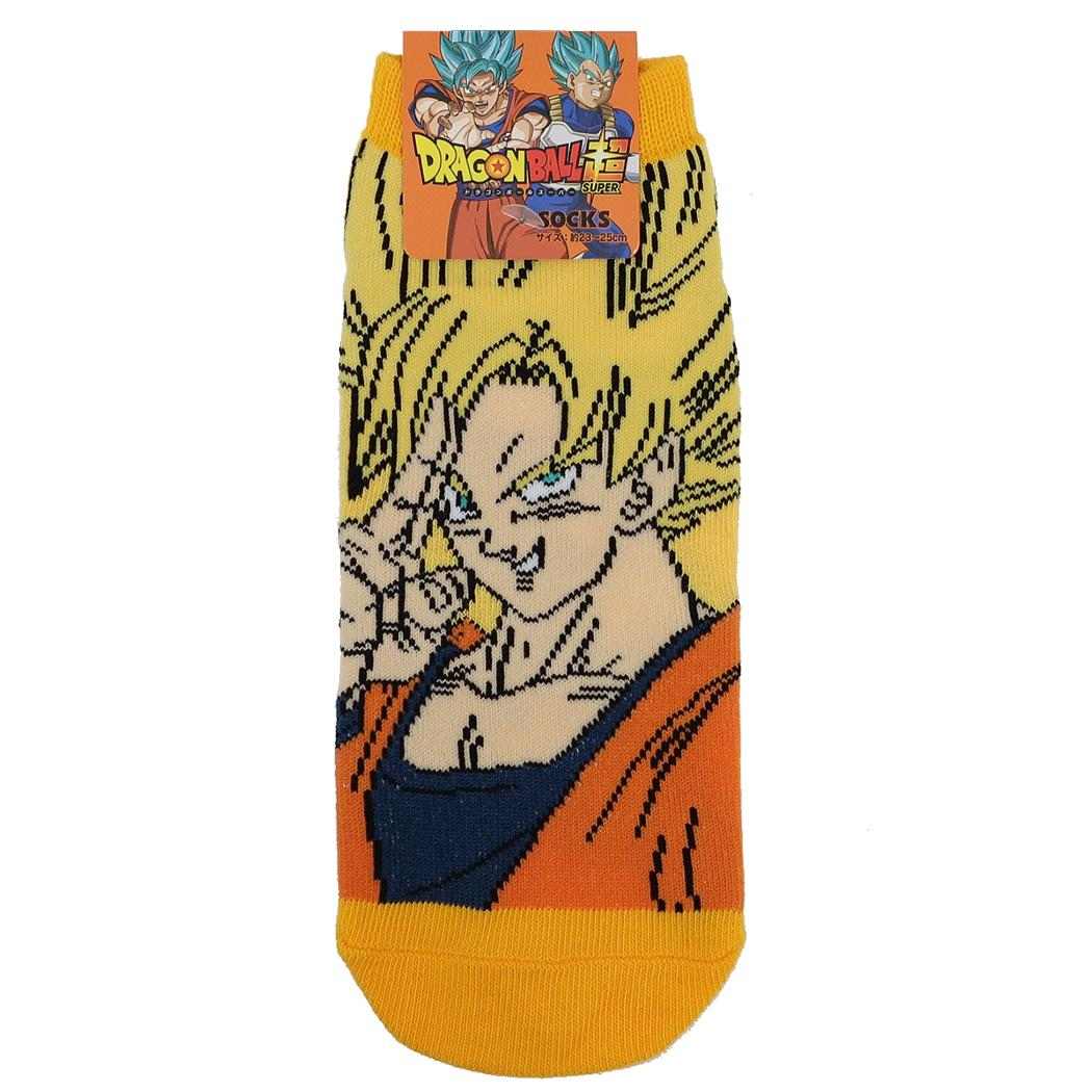 ドラゴンボール超 女性用靴下 レディースソックス 孫悟空 スーパーサイヤ人 スモールプラネット キャラックス 大人向け アニメ