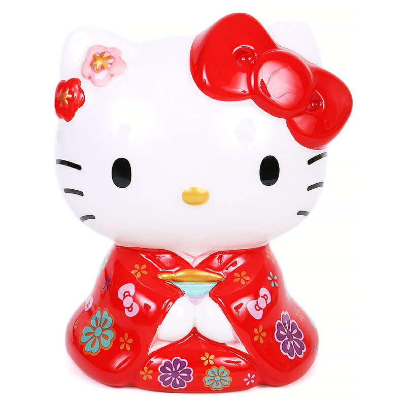 楽天市場】サンリオ ハローキティ 花だるま風貯金箱 | 価格比較 - 商品
